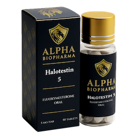 Halotestin van Alpha BioPharma voorzijde rechts