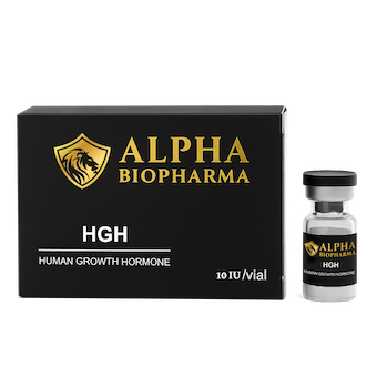 HGH 10 iu singe vial xAlpha BioPharma front view