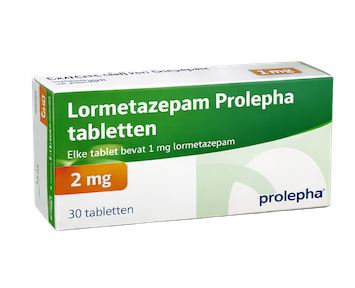 Doosje Lormetazepam 2 mg van Prolepha