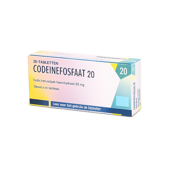 Doosje Codeinefosfaat 20 mg