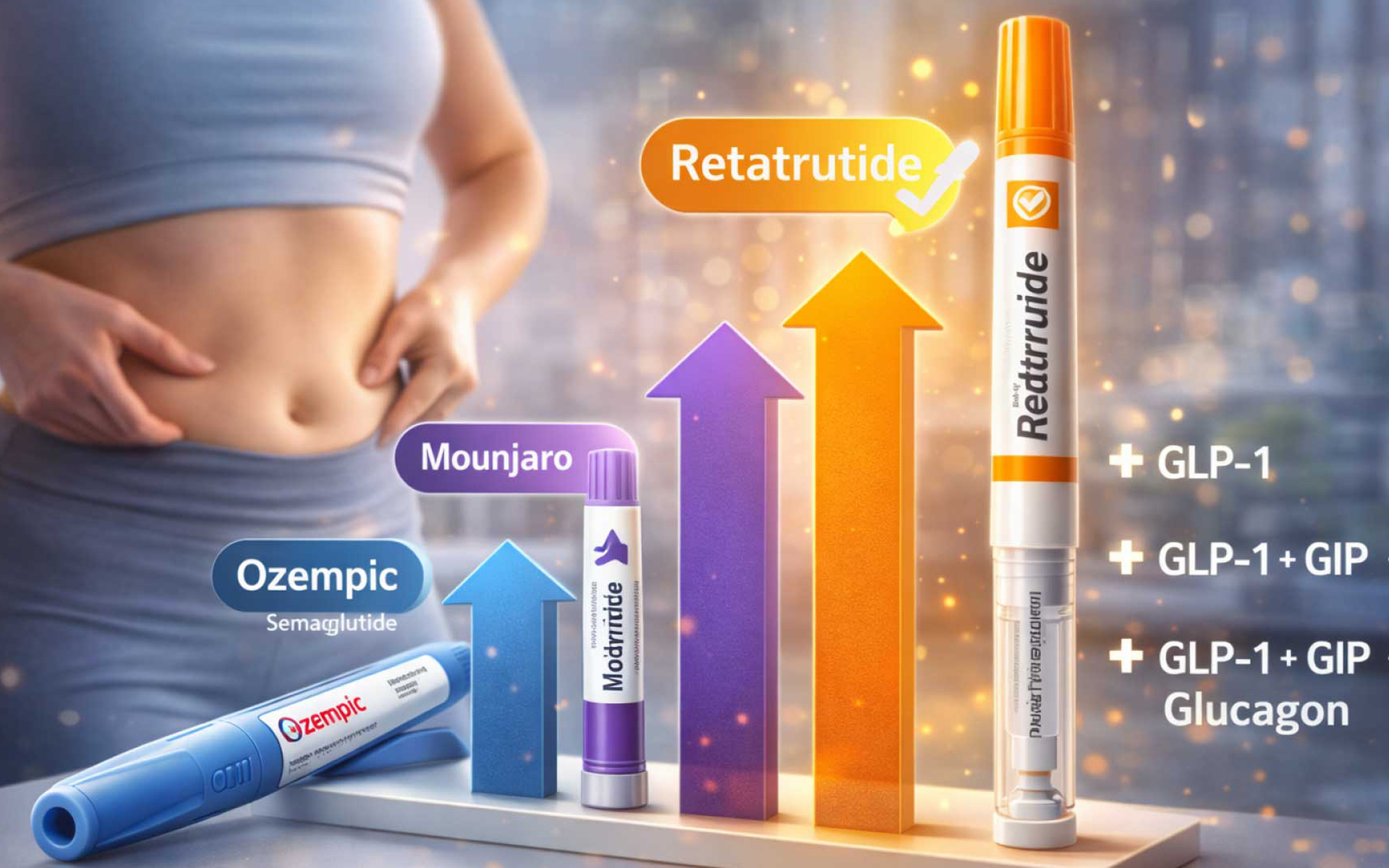 Waarom is Retatrutide beter dan Ozempic/Semaglutide en Tirzepatide?