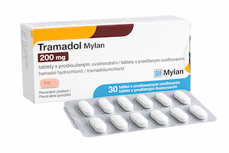 Tramadol 200 mg Mylan voorkant