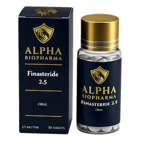 Finasteride van Alpha BioPharma voorzijde