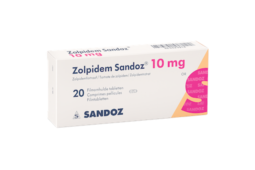 Zolpidem 10 mg van Sandoz
