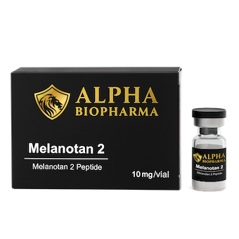 Melanotan 10 mg van Alpha BioPharma voorkant
